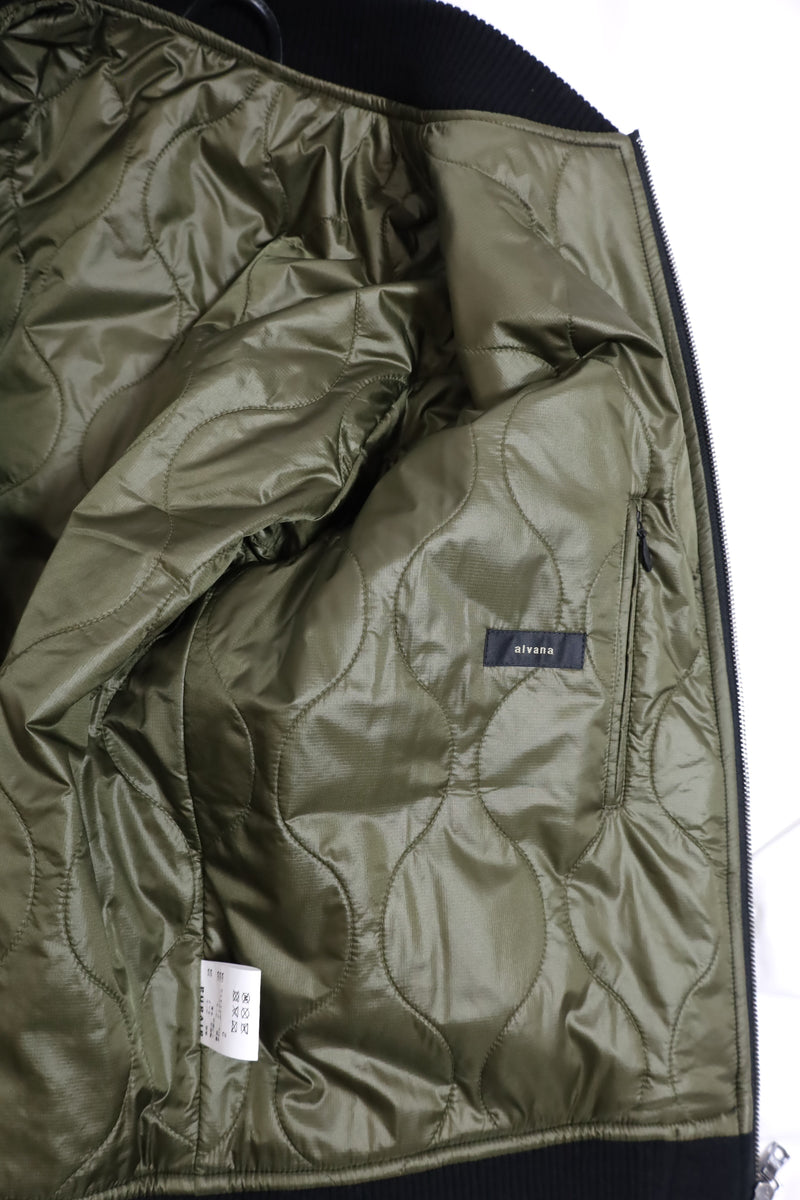 alvana /Wool Mohair Cowhide Leather Jacket