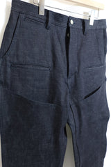 SASSAFRAS / Leaf Warden Pants 4/5 13.5oz Denim - SF-252290