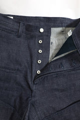 SASSAFRAS / Leaf Warden Pants 4/5 13.5oz Denim - SF-252290