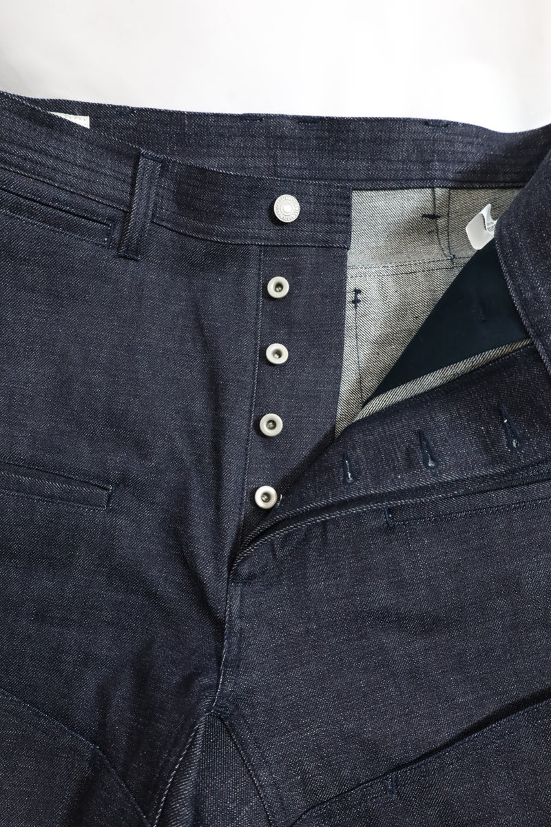 SASSAFRAS / Leaf Warden Pants 4/5 13.5oz Denim - SF-252290