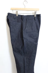 SASSAFRAS / Leaf Warden Pants 4/5 13.5oz Denim - SF-252290