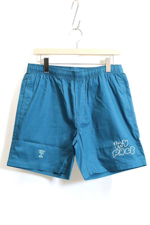 TODAY edition / MY PACE Easy Shorts-BLUE GREEN