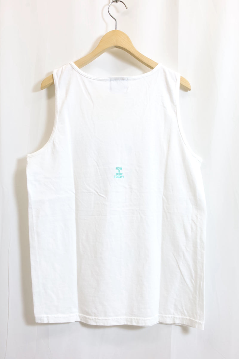 TODAY edition / "TODAY IS" Tank Top - WHITE