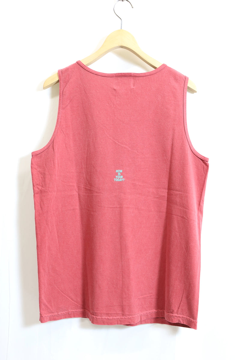TODAY edition / "TODAY IS" Tank Top - RED