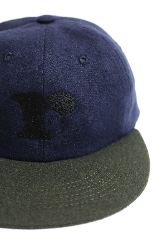 TANIMA / 「r」Wool Cap -Navy /Green
