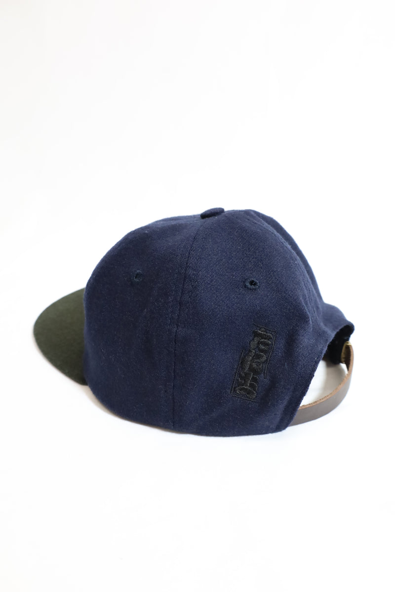 TANIMA / 「r」Wool Cap -Navy /Green
