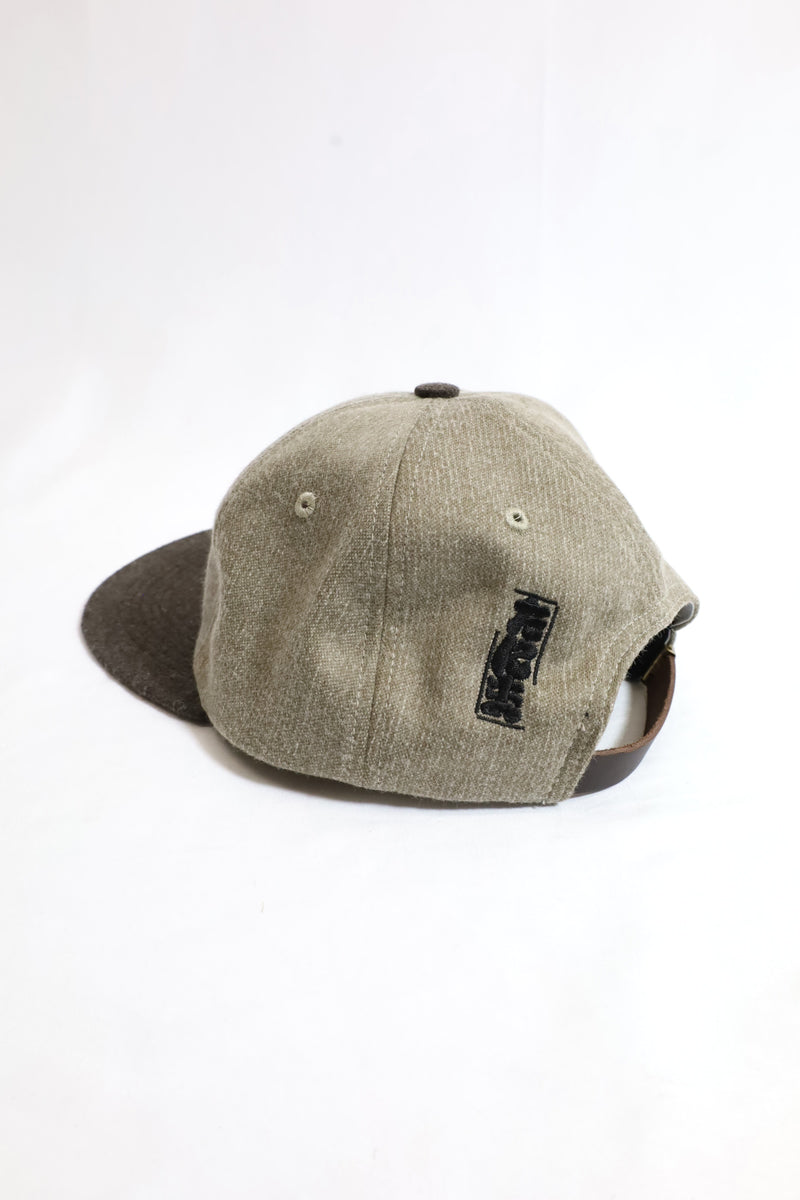 TANIMA / 「r」Wool Cap - Beige /Brown