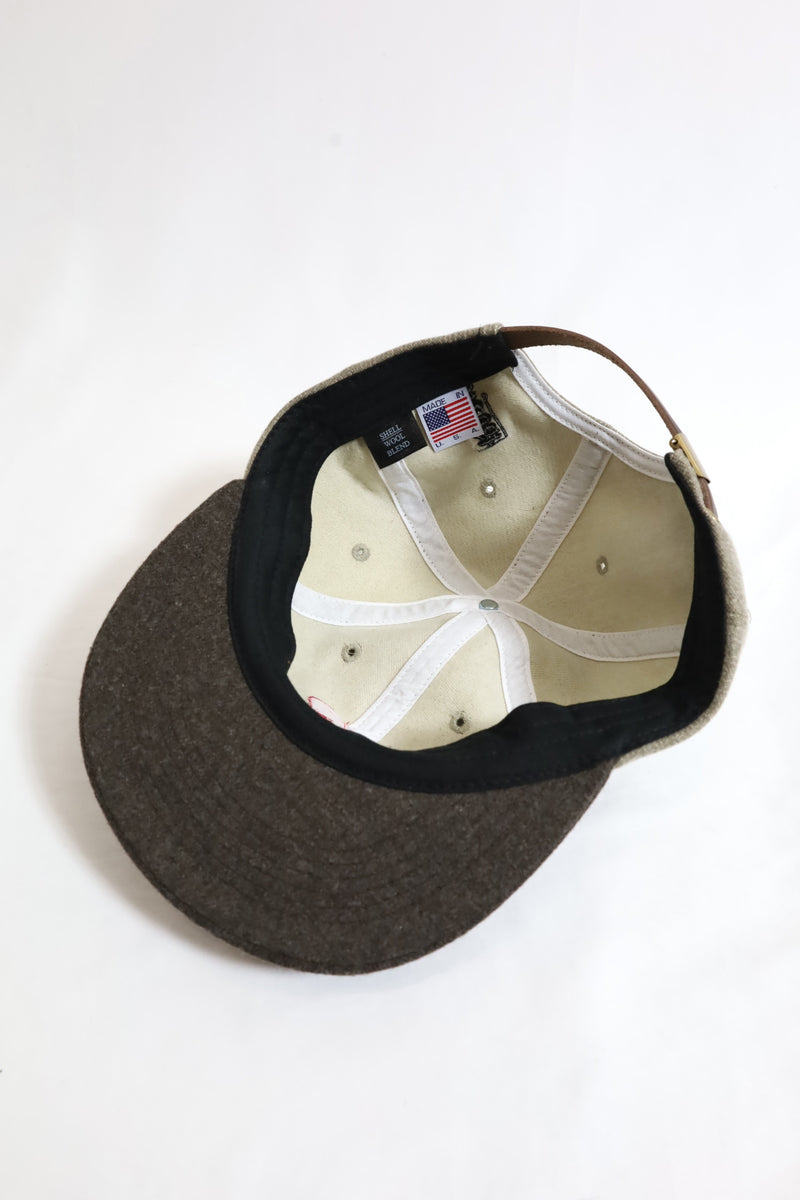 TANIMA / 「r」Wool Cap - Beige /Brown