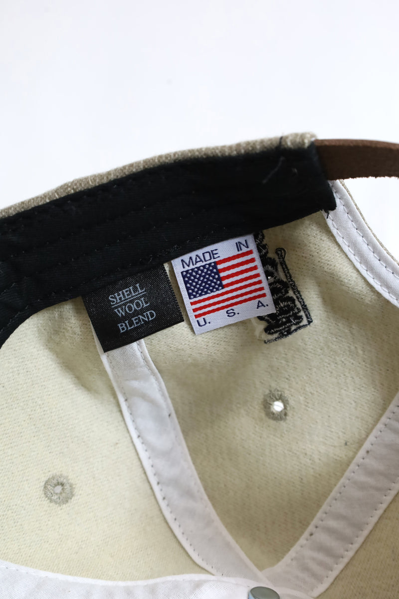 TANIMA / 「r」Wool Cap - Beige /Brown