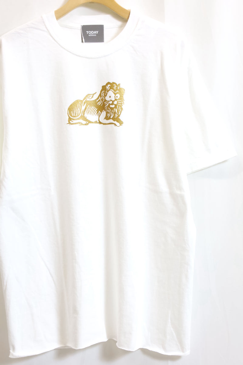TODAY edition / BRIGHT FUTURE #05 SS Tee - 獅子座/White