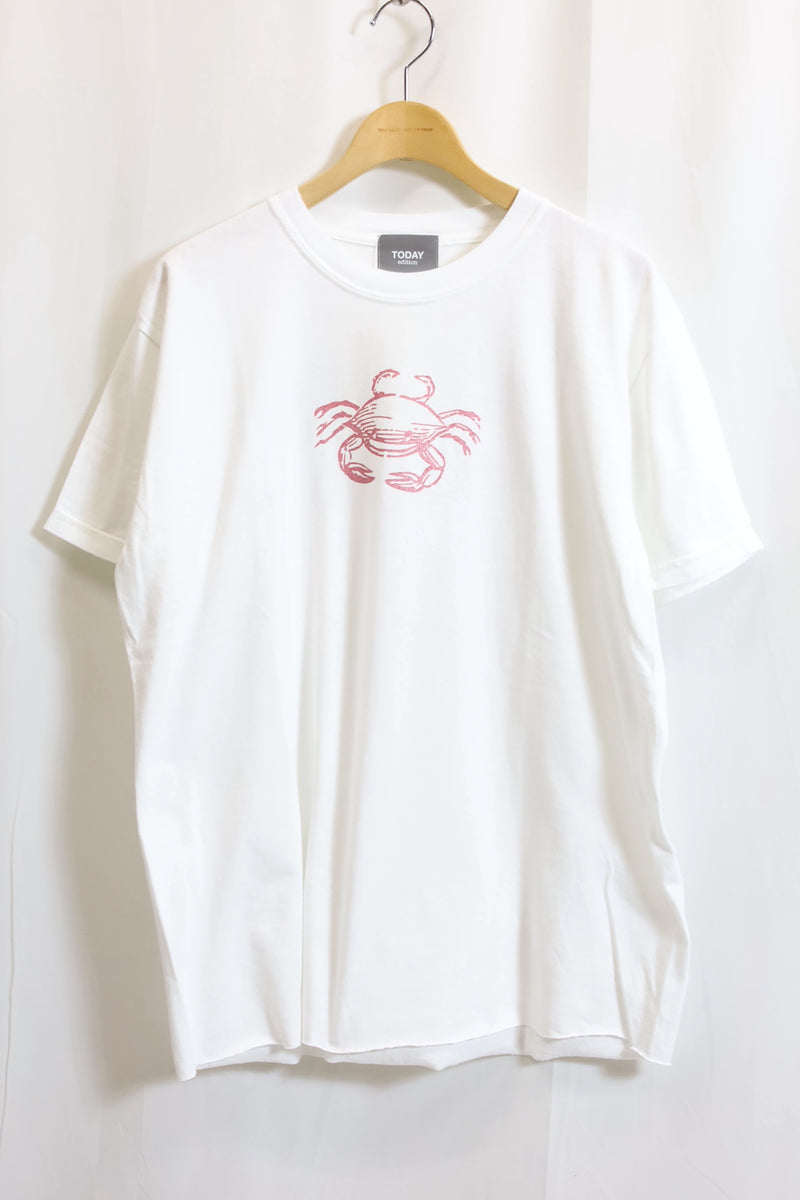 TODAY edition / BRIGHT FUTURE #04 SS Tee - 蟹座/White