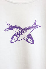 TODAY edition / BRIGHT FUTURE #12 SS Tee - Pisces/White