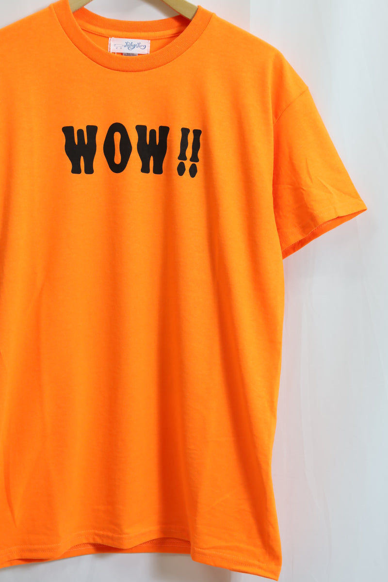 Lucky 'n' Lure / WOW! ! SS Crew Neck Tee - Safety Orange