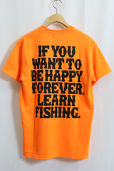 Lucky 'n' Lure / WOW ! ! SS Crew Neck Tee - Safety Orange