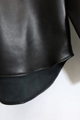 alvana /SheepSkin Leather Shirt Jacket