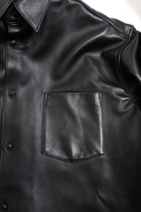 alvana /SheepSkin Leather Shirt Jacket