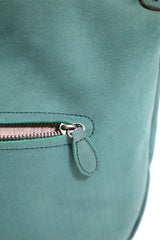 STYLE CRAFT/COAT NUBUCK Shoulder Bag (M)-Green