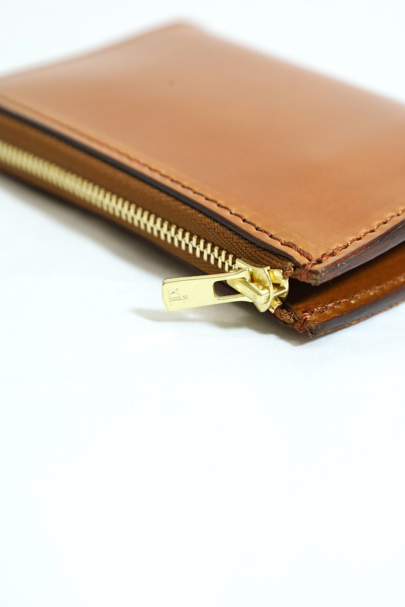 Re-ACT / Shell Cordvan L Zip Compact Wallet - Brown – redtriangle