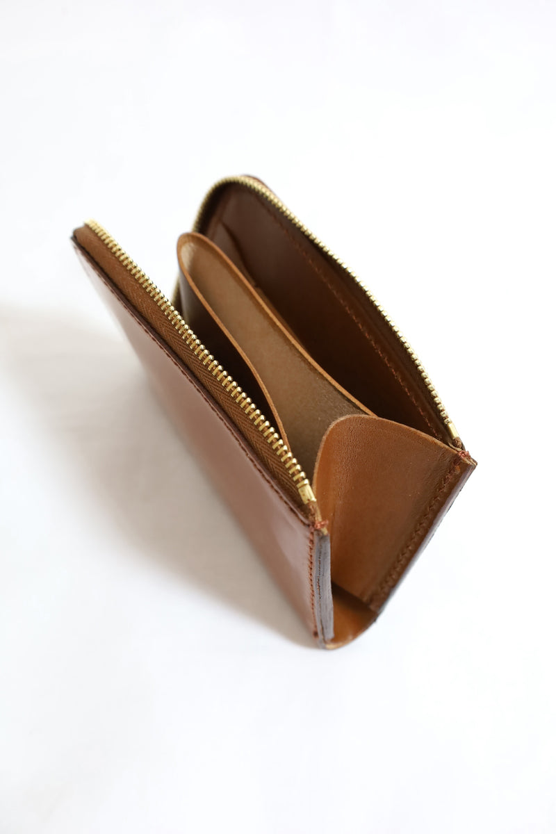 Re-ACT / Shell Cordvan L Zip Compact Wallet - Brown – redtriangle