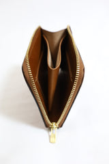 Re-ACT / Shell Cordvan L Zip Compact Wallet - Brown