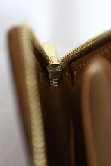 Re-ACT / Shell Cordvan L Zip Compact Wallet - Brown