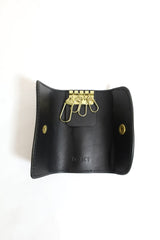 Re-ACT / Shell Cordvan Key Case - Black