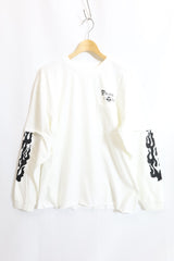 TODAY edition / TROMPE L'OEIL #01 LS Tee - White