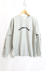TODAY edition / TROMPE L'OEIL #02 LS Tee - Gray
