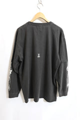 TODAY edition / TROMPE L'OEIL #02 LS Tee - Black