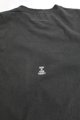 TODAY edition / TROMPE L'OEIL #02 LS Tee - Black