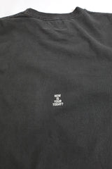 TODAY edition / TROMPE L'OEIL #01 LS Tee - Black