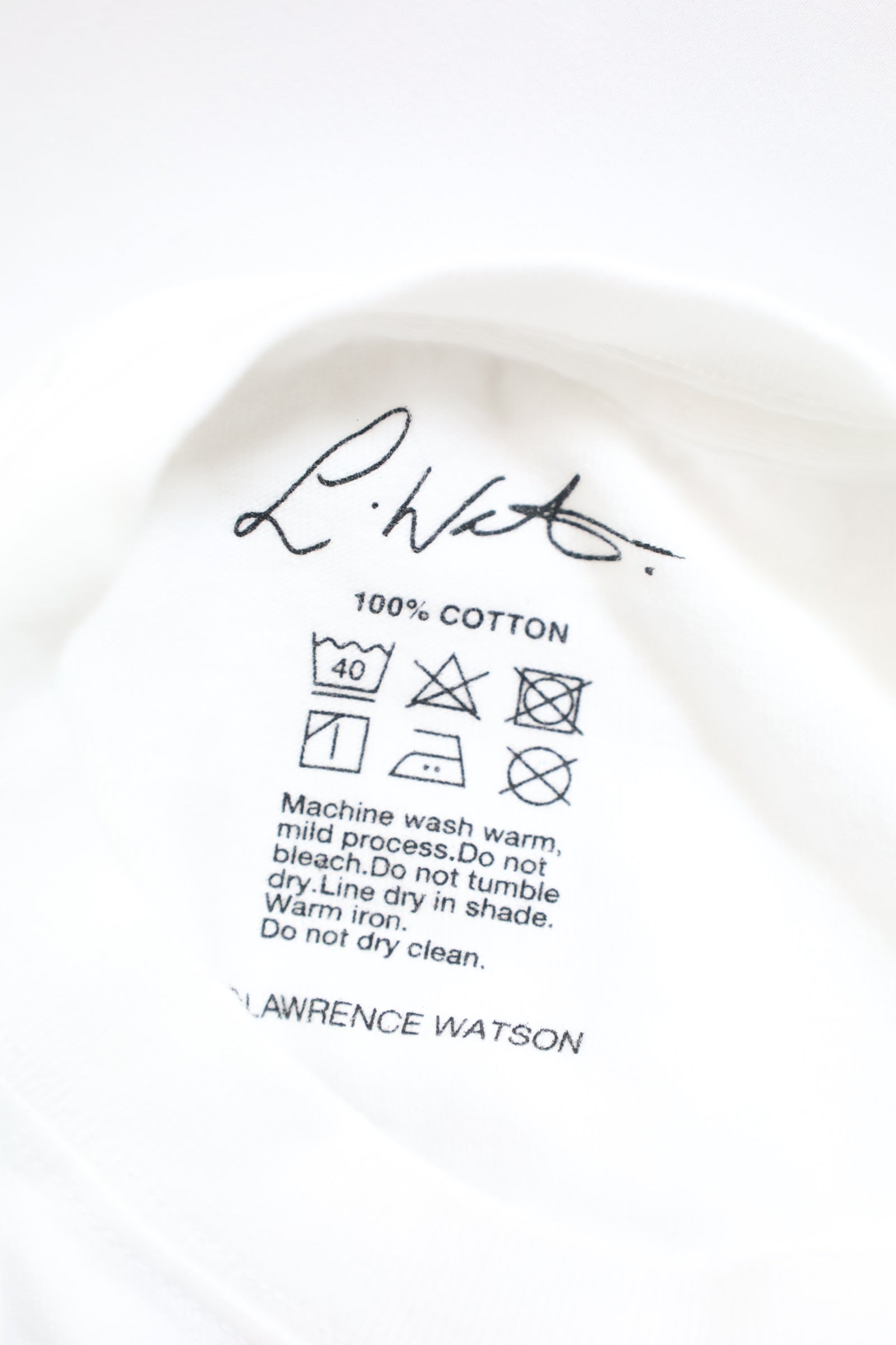 LAWRENCE WATSON/ OASIS TEE - White – redtriangle