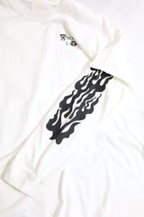 TODAY edition / TROMPE L'OEIL #01 LS Tee - White