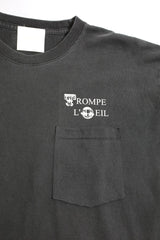TODAY edition / TROMPE L'OEIL #01 LS Tee - Black