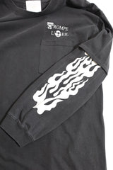 TODAY edition / TROMPE L'OEIL #01 LS Tee - Black