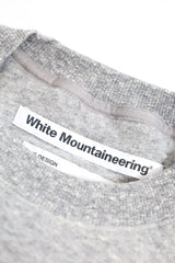 White Mountaineering /COLLEGE LOGO SWEAT SHIRT - WM2473510/GRAY 