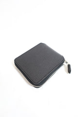 foot the coacher / SQUARE ZIP WALLET - BK/BK