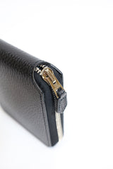 foot the coacher / SQUARE ZIP WALLET - BK/BK