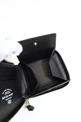 foot the coacher / SQUARE ZIP WALLET - BK/BK