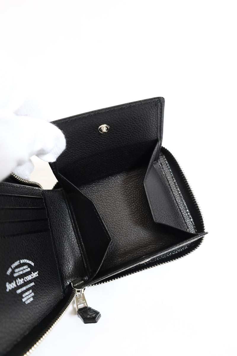 foot the coacher / SQUARE ZIP WALLET - BK/BK – redtriangle