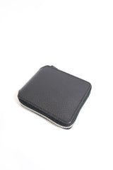 foot the coacher / SQUARE ZIP WALLET - BK/BK
