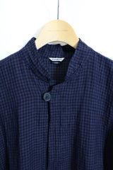 jujudhau / LOOP JACKET - BLUE CHECK