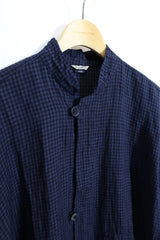 jujudhau / LOOP JACKET - BLUE CHECK