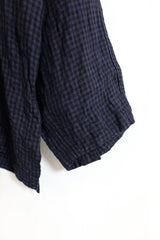 jujudhau / LOOP JACKET - BLUE CHECK