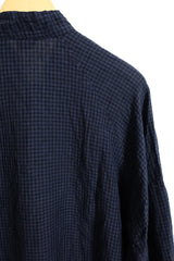 jujudhau / LOOP JACKET - BLUE CHECK