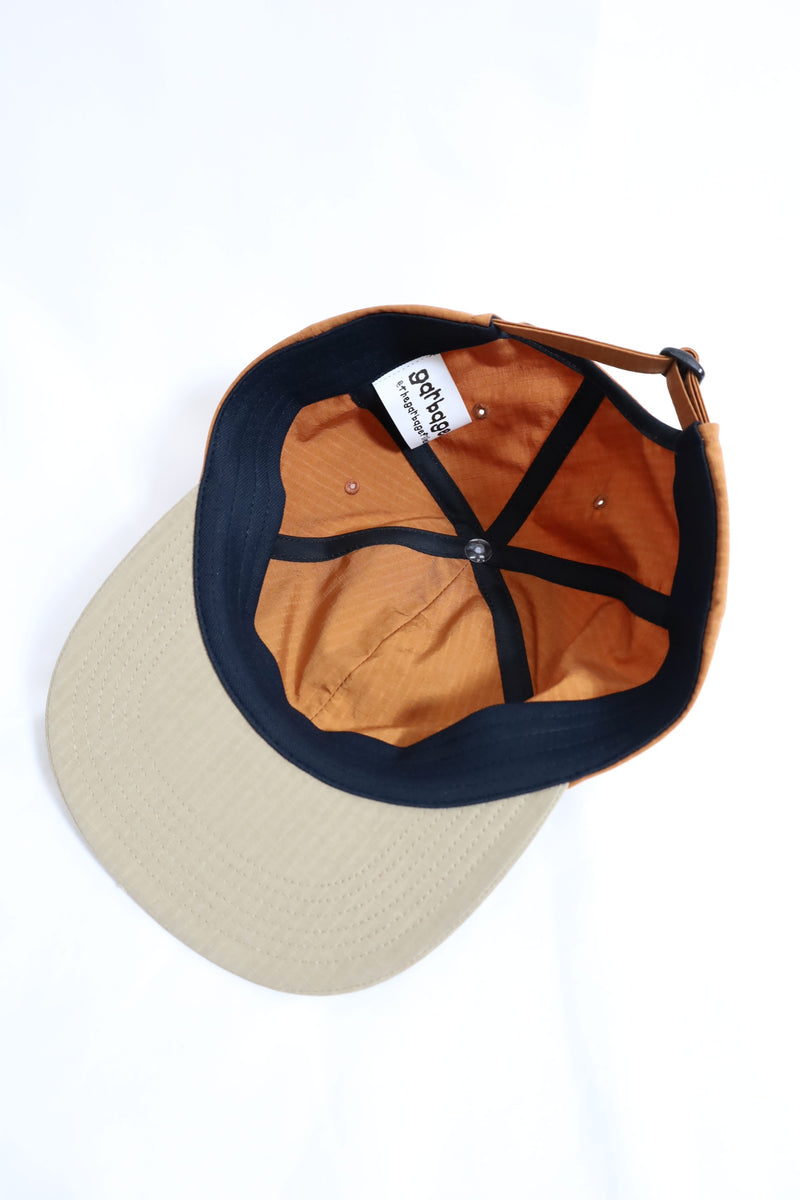 Garbage / SOFT BRIM 6 PANEL CAP LOW (HAPPY CHEMICALS) - ORANGE