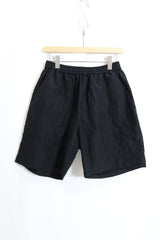 alvana / BWool Linen Milling　Training Shorts - Black