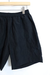 alvana / BWool Linen Milling　Training Shorts - Black