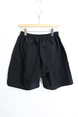 alvana / BWool Linen Milling　Training Shorts - Black