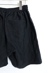 alvana / BWool Linen Milling　Training Shorts - Black